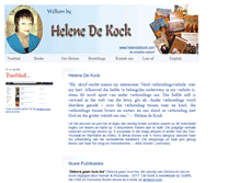 Tablet Screenshot of helenedekock.com